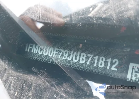 2018 Ford Escape S z USA, uszkodzony, nr VIN 1FMCU0F79JUB71812